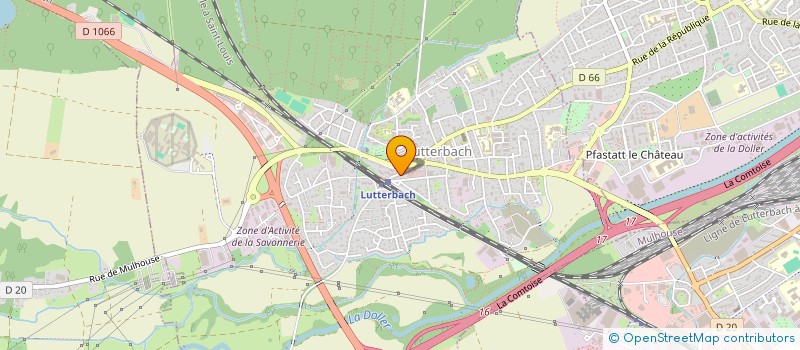 localisation de l'entreprise MADAME MARGOT CONRAUD  LUTTERBACH