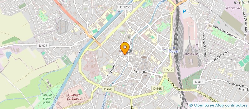 localisation de l'entreprise MADAME MARGOT CORBEAUX  DOUAI