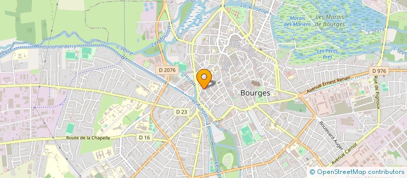 localisation de l'entreprise MADAME MARGOT COURSIER  BOURGES