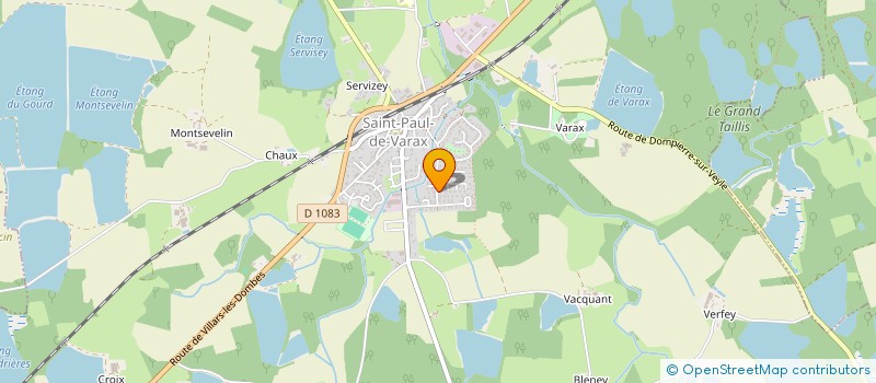 localisation de l'entreprise MADAME MARGOT DAGAND  SAINT-PAUL-DE-VARAX