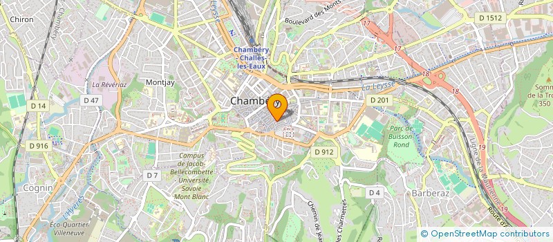 localisation de l'entreprise MADAME MARGOT DE SMEDT  CHAMBERY