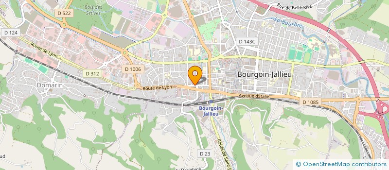 localisation de l'entreprise MADAME MARGOT DELAFONTAINE  BOURGOIN-JALLIEU