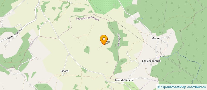 localisation de l'entreprise MADAME MARGOT DELAGE  LEGUILLAC-DE-L'AUCHE