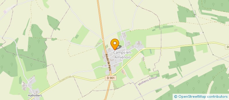 localisation de l'entreprise MADAME MARGOT DELCOURT  CAMPS-EN-AMIENOIS