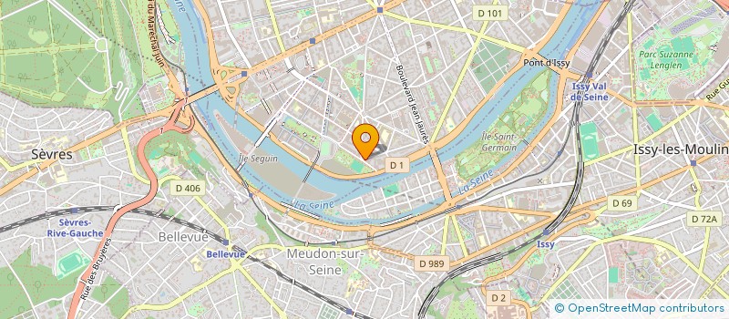 localisation de l'entreprise MADAME MARGOT DENVERS à BOULOGNE-BILLANCOURT