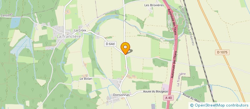 localisation de l'entreprise MADAME MARGOT DEVICTOR  LA TRANCLIERE