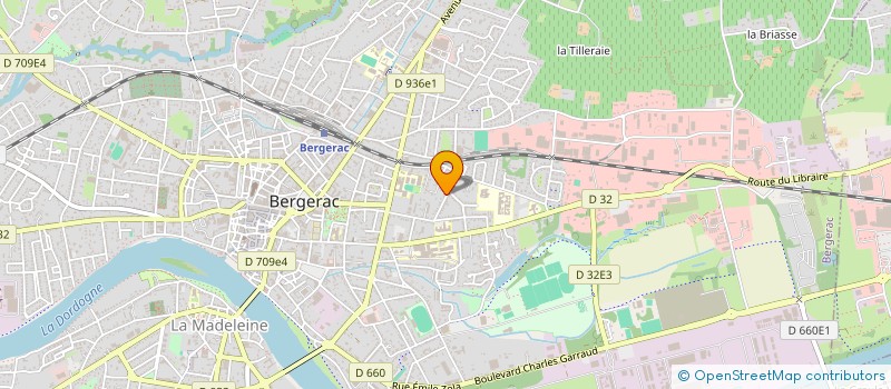 localisation de l'entreprise MADAME MARGOT DHENNIN à BERGERAC