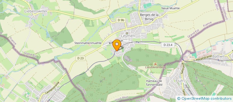 localisation de l'entreprise MADAME MARGOT DIETSCHIN  VILLAGE-NEUF