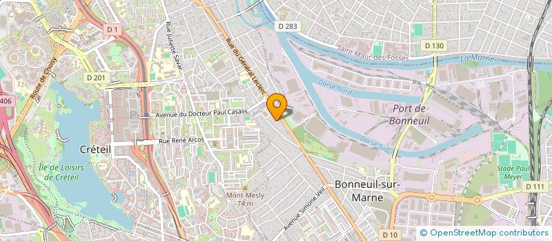 localisation de l'entreprise MADAME MARGOT DODERO  BONNEUIL-SUR-MARNE