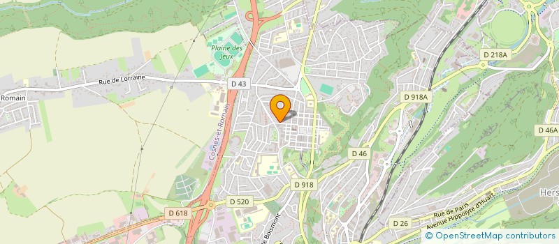 localisation de l'entreprise MADAME MARGOT DOMINGUES DE SOUSA à LONGWY