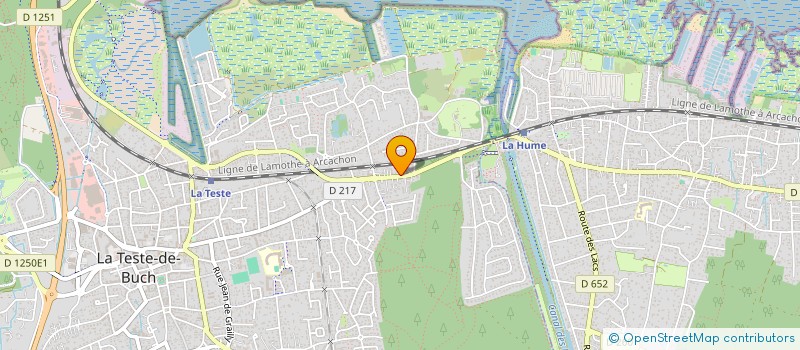 localisation de l'entreprise MADAME MARGOT DORIAN  LA TESTE-DE-BUCH