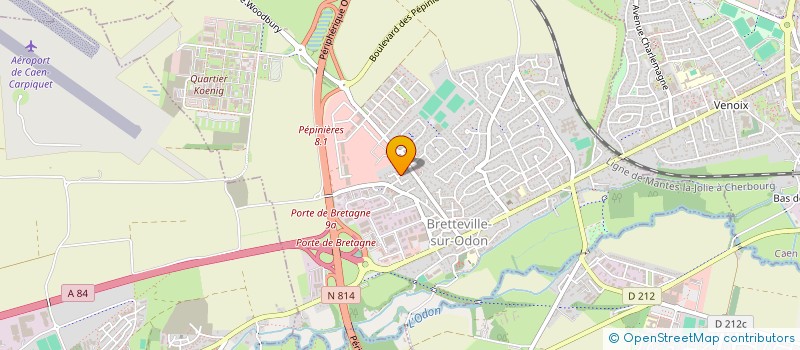 localisation de l'entreprise MADAME MARGOT DROUGARD  BRETTEVILLE-SUR-ODON