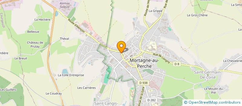 localisation de l'entreprise MADAME MARGOT DUBOS à MORTAGNE-AU-PERCHE