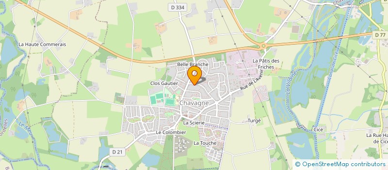 localisation de l'entreprise MADAME MARGOT DUCLOUX  CHAVAGNE