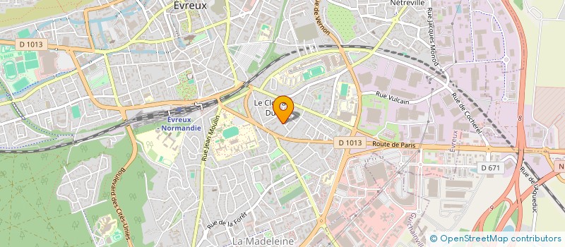 localisation de l'entreprise MADAME MARGOT DUHAMEL à EVREUX
