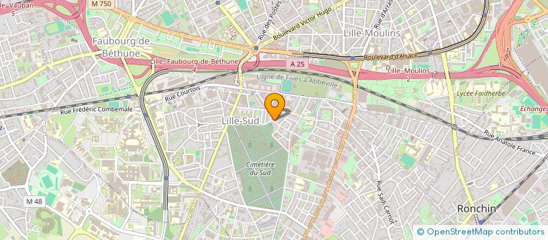 localisation de l'entreprise MADAME MARGOT DUJARDIN à LILLE
