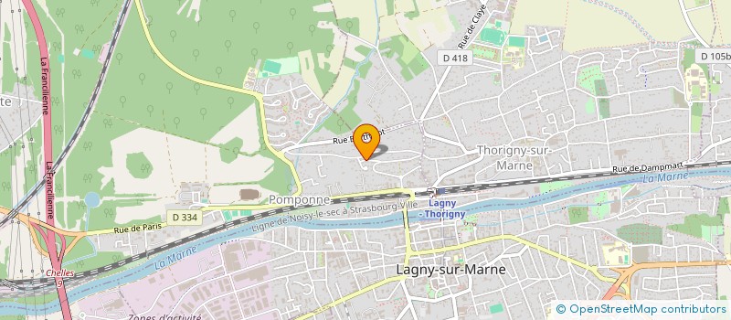 localisation de l'entreprise MADAME MARGOT EL AROU  POMPONNE