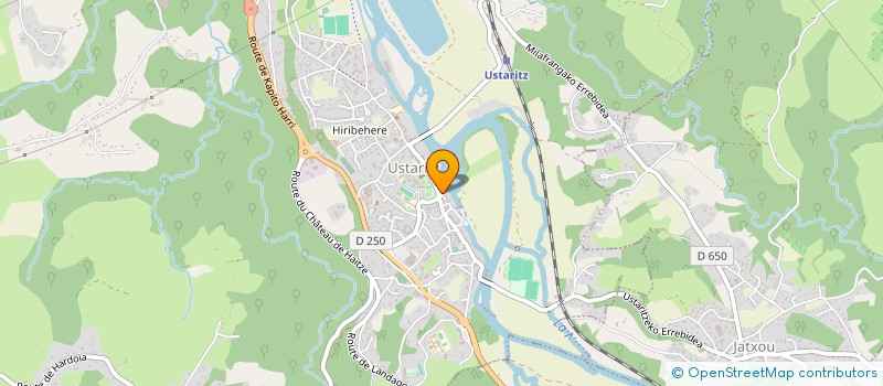 localisation de l'entreprise MADAME MARGOT FABRE  USTARITZ