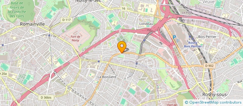 localisation de l'entreprise MADAME MARGOT FAUTRAT à NOISY-LE-SEC