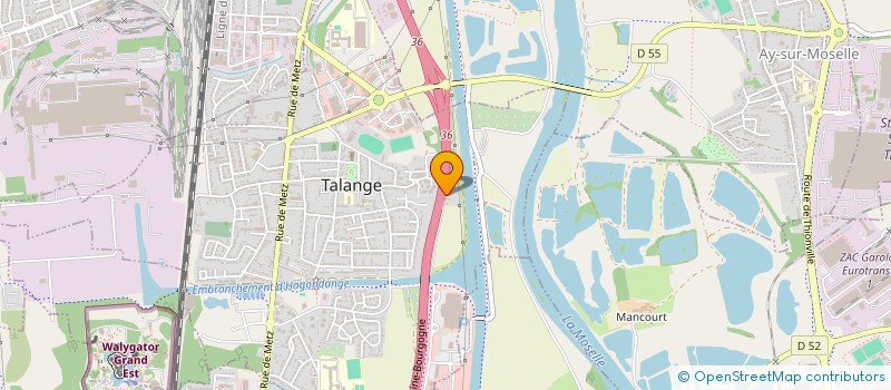 localisation de l'entreprise MADAME MARGOT FONTANA  TALANGE