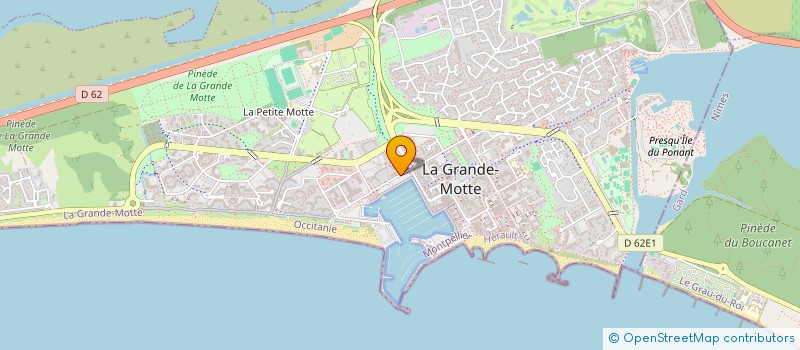 localisation de l'entreprise MADAME MARGOT FRIEDMANN  LA GRANDE-MOTTE