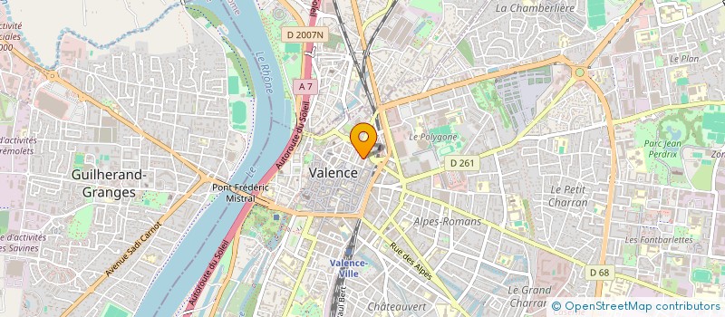 localisation de l'entreprise MADAME MARGOT FRIGIERE  VALENCE