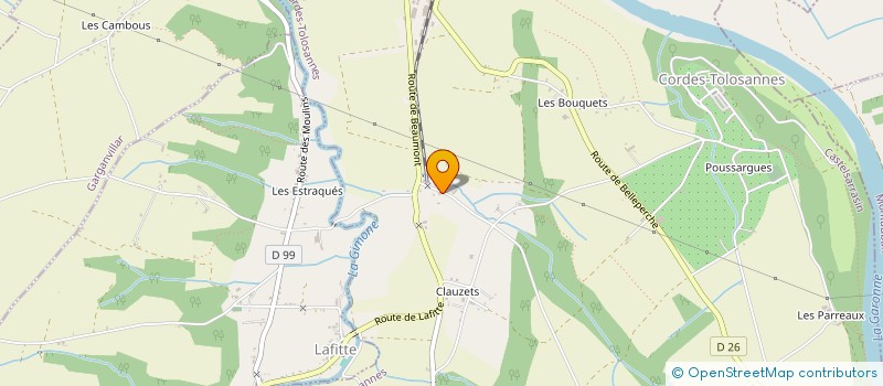 localisation de l'entreprise MADAME MARGOT GALLET à CORDES-TOLOSANNES