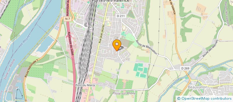 localisation de l'entreprise MADAME MARGOT GARCIA  PORTES-LES-VALENCE