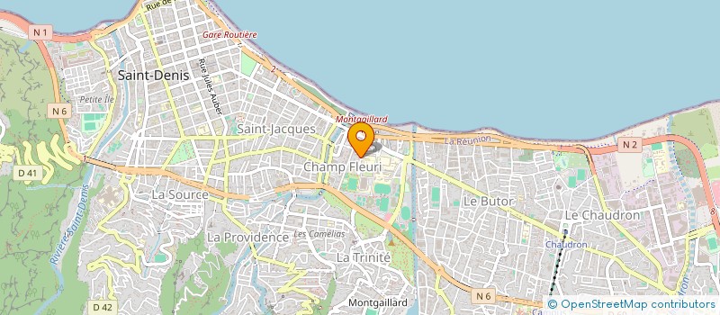 localisation de l'entreprise MADAME MARGOT GAREL  SAINT-DENIS