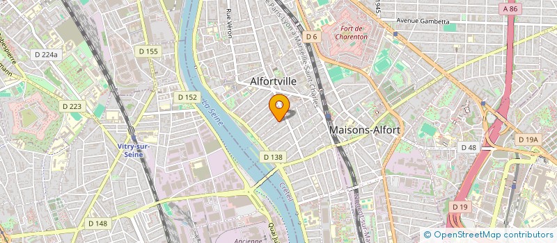 localisation de l'entreprise MADAME MARGOT GENESTIE à ALFORTVILLE