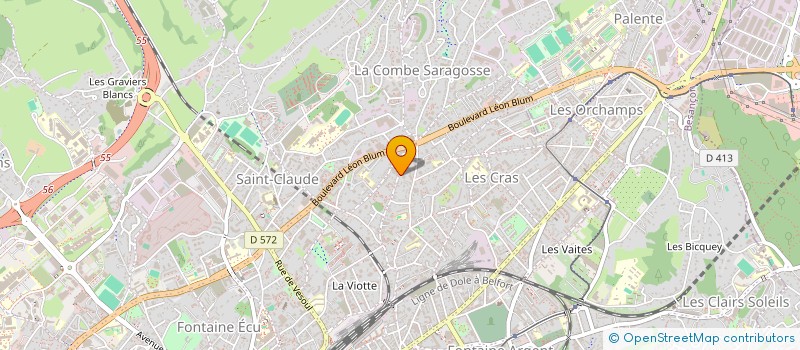 localisation de l'entreprise MADAME MARGOT GHEIDENE  BESANCON