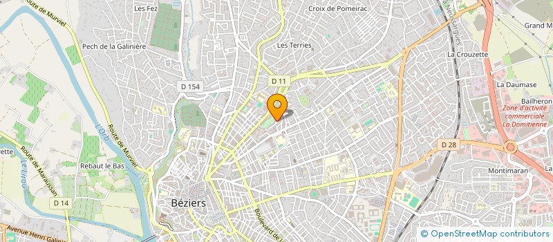 localisation de l'entreprise MADAME MARGOT GOURDON  BEZIERS