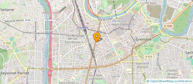 localisation de l'entreprise MADAME MARGOT GUIDI  GRENOBLE