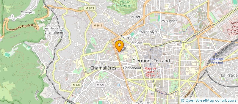 localisation de l'entreprise MADAME MARGOT GUINET  CLERMONT-FERRAND