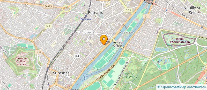 localisation de l'entreprise MADAME MARGOT HAMEAU  PUTEAUX