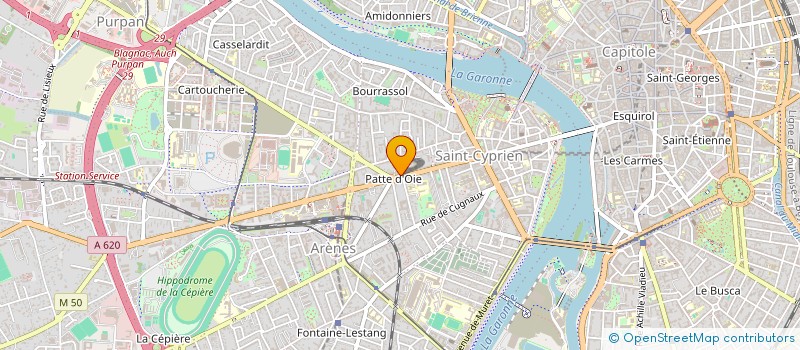 localisation de l'entreprise MADAME MARGOT HERRERA  TOULOUSE