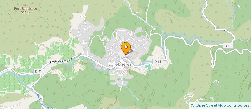 localisation de l'entreprise MADAME MARGOT HERVIEU  COLLOBRIERES