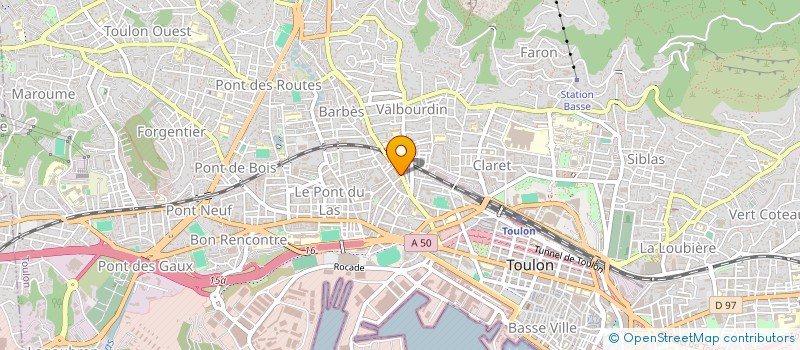 localisation de l'entreprise MADAME MARGOT HORCAJADA  TOULON