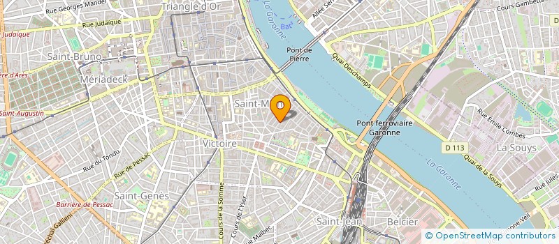 localisation de l'entreprise MADAME MARGOT HOUDEE  BORDEAUX