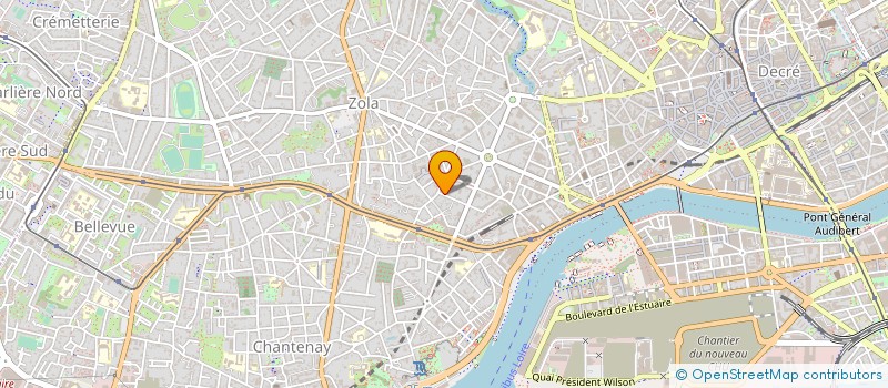 localisation de l'entreprise MADAME MARGOT HUGUET à NANTES