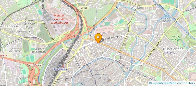 localisation de l'entreprise MADAME MARGOT HUSENAU à STRASBOURG