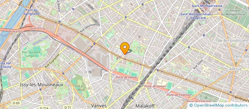 localisation de l'entreprise MADAME MARGOT JEAN  PARIS