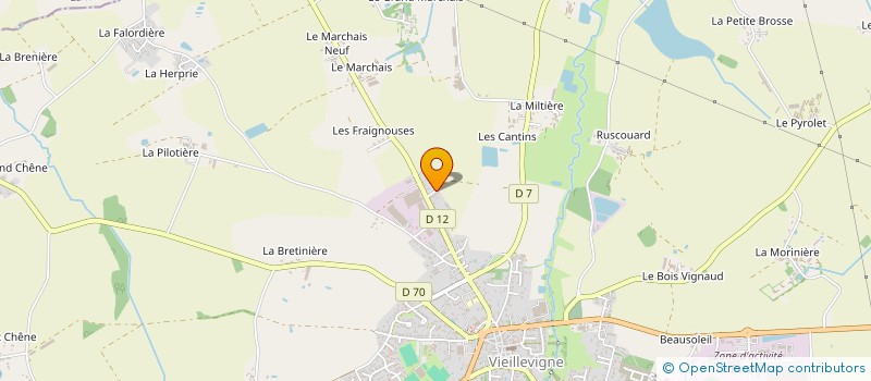 localisation de l'entreprise MADAME MARGOT JONCKHEERE  VIEILLEVIGNE