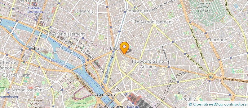 localisation de l'entreprise MADAME MARGOT JULHIET  PARIS 11