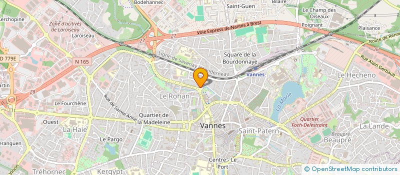 localisation de l'entreprise MADAME MARGOT LAGORD à VANNES