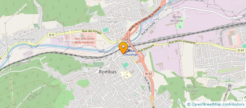 localisation de l'entreprise MADAME MARGOT LAGU  ROMBAS