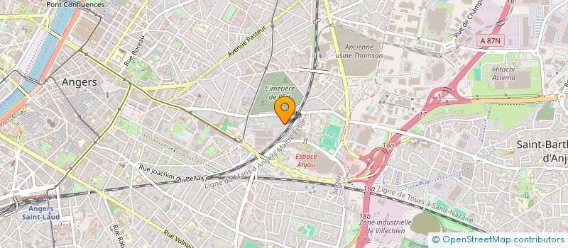 localisation de l'entreprise MADAME MARGOT LAISNE  ANGERS