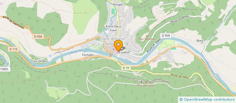 localisation de l'entreprise MADAME MARGOT LANDEWEERD  SAINT-ANTONIN-NOBLE-VAL