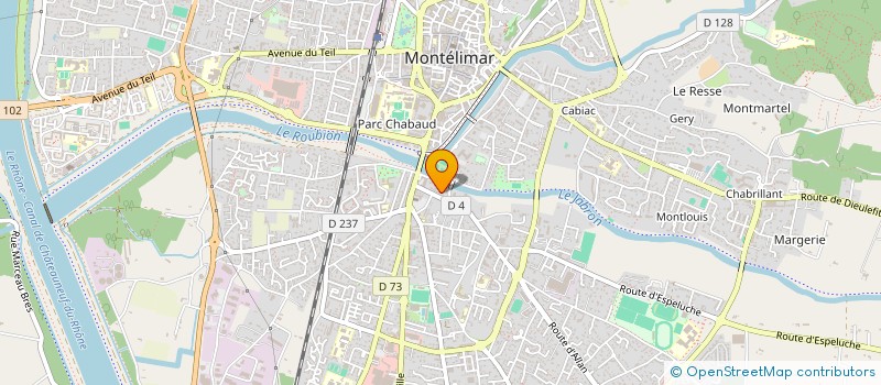 localisation de l'entreprise MADAME MARGOT LARMANDE  MONTELIMAR