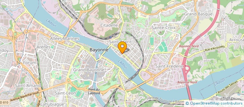localisation de l'entreprise MADAME MARGOT LATOURNERIE à BAYONNE